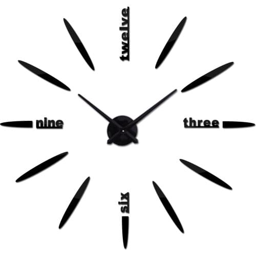 TMV brand wall clock reloj de pared quartz watch europe diy clocks living room large stickers home decorative orologio da paret