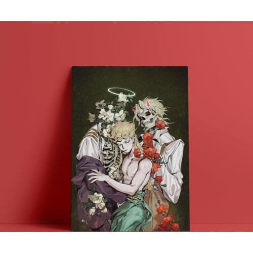 Hd Prints Picture Wall Artwork Jojo S Bizarre Modular Painting Poster Japan Anime Role Canvas Living Room Home Decoration Framed
