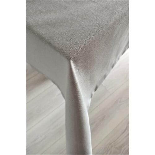 Linen Textured Gray Tablecloth Wedding, Party,Sofa Cover Turkish Cotton For Rectangle Table
