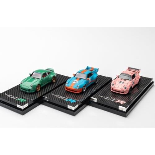 Air Cooled 1:64 Gunther Werks 400R Gulf Resin Simulation Model Car