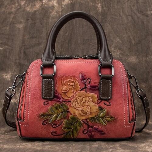 Fashion Atmospheric In Europe And America Large Capacity Cowhide Summer Womens Handbags New Luxury High Quality Shoulder Bags