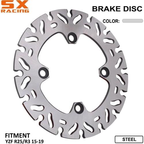 Motorcycle 220MM 100MM Rear Brake Discs Rotors For KAWASAKI Z1000 2003-2006 Z750 2004-2006 ER6N ER6F KLE650
