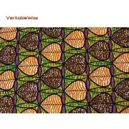 2020 African New Ankara African Wax Print Fabric Cotton Veco-friendly Real Printed Wax Patchwork Fabric 24FS1067