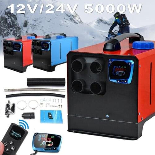 12V 24V 1-5KW Car Parking Heater Diesel Websato Eberspacher Air Diesels Parking Heater LCD Screen Switch With Remote Control