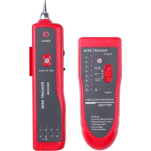 RJ11 RJ45 Cat5 Cat6 Network Tester Ethernet LAN Network Analyzer Telephone Cable Tracker Detector Line Finder