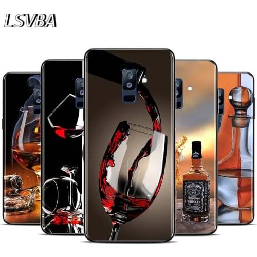 Cool Wine Glass For Samsung Galaxy A9 A8S A8 A7 A6S A6 A5 A3 A750 Plus 2018 2017 2016 Star Phone Case