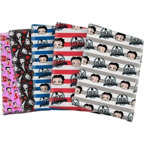 Polyester Cotton Printed Cute Cartoon Girls Fabric for Kids Clothes Hometextile Curtain Cushion Cover DIY 50*145CM