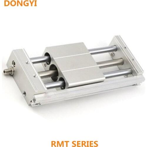 RMT Series RMT16 Air Cylinder Rodless Magnetic Cylinder With Guide Pneumatic Cylinder Double Acting 100mm-800mm Stroke