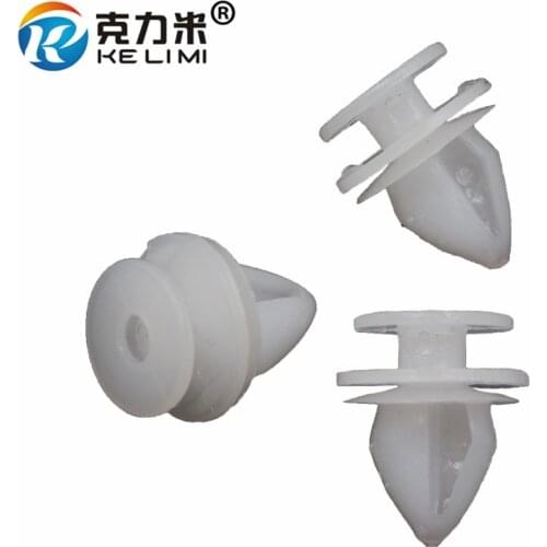 50x Car Auto Interior Door Panel Card Rivet Trim Clips Fastener Fits 10mm Hole Universal