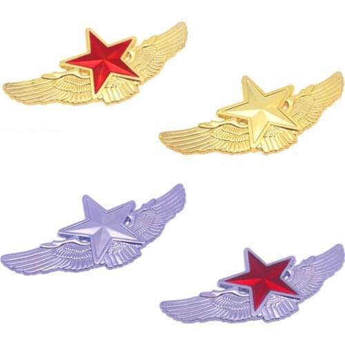 1pcs Car Sticker Pentagram Wing Ear Tailgate Window 3D Chrome Metal Emblem Badge Tuning Motorcycle Auto Car Accessories