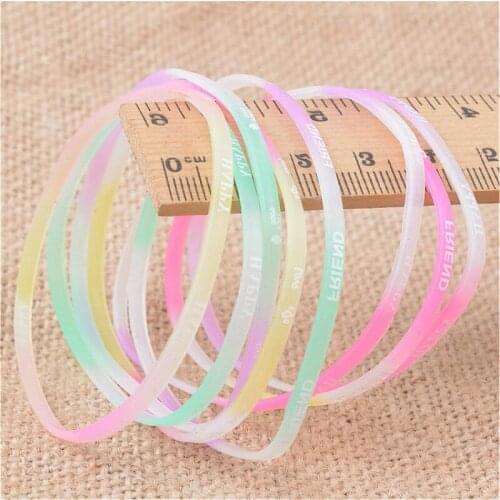1pcs Decorative Bracelet Glow-in-the-Dark Toys1pair Fashion Sport Accessories Glow In The Dark Improve Ability Gift Children