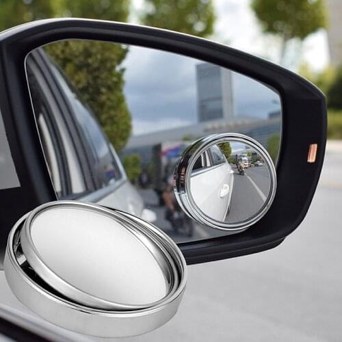 360-degree wide-angle adjustable circular rotating rear-view auxiliary blind spot mirror auto replacement parts car accessories