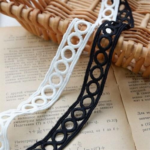 5 Meters Straight Edge Hollow Out Venice Lace Trim Milk Silk Water Soluble Lace Belt Shoulder Strap Jewelry Decorative