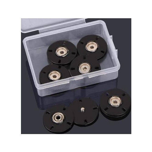 6Set 10-28mm Concealed Metal Snap Button For Clothing Fastener Coat Buttons DIY Sewing Botones Garment Accessories D1