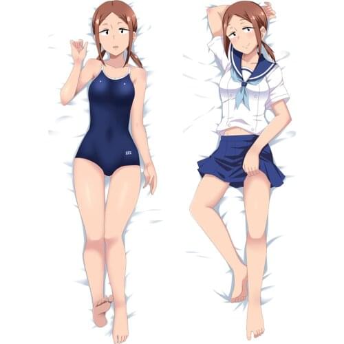 Anime Diary of Our Days at the Breakwater Dakimakura Hugging Body Pillow Case Kuroiwa Yuki Pillow Cover