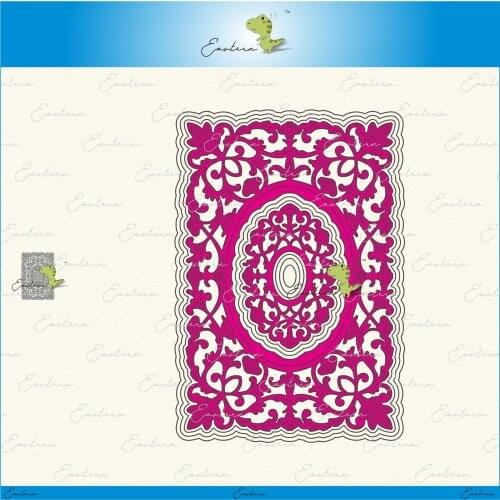 Ornate rectangle metal cutting dies 2021 new diy molds Scrapbooking Paper Making die cuts crafts