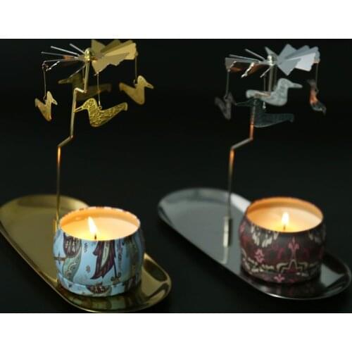 GTERUKM Decorative Metal Candlesticks