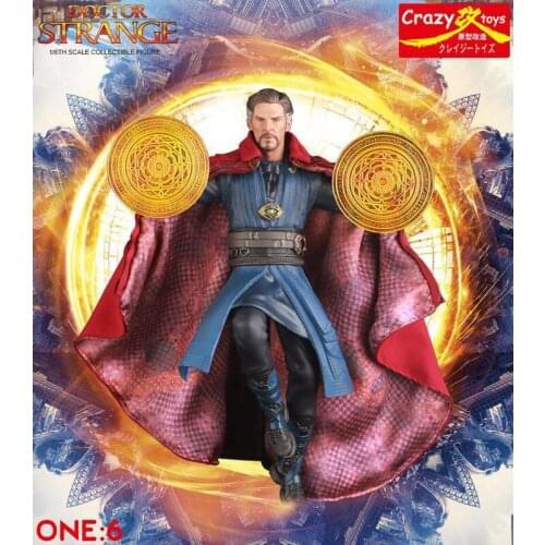 28cm Crazy Toys Marvel Avengers Doctor Strange Statue PVC Action Figure Collectible Model Toy