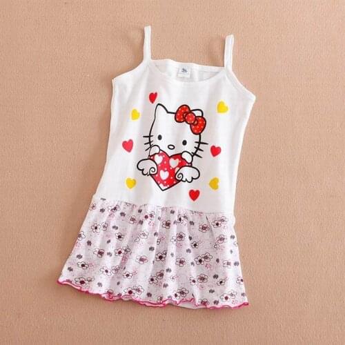 Summer Cute Baby Girl Dress Cotton Butterfly Striped Slip Dress butterfuly bow Children Kids Clothing Princess 2-5 years dress