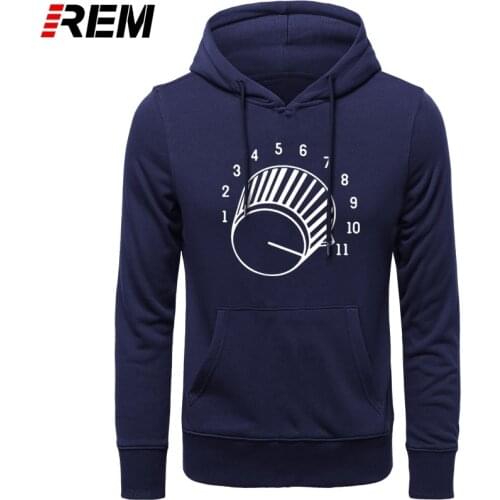 REM Its One Louder Spinal Tap Inspired Geometry Funny Print Men Long Sleeve O Neck 100% Cotton MensHoodies, Sweatshirts