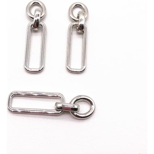 New arrival! 36x9mm 50pcs/lot Zinc alloy chain shape Connectors for handmade earrings accessories/Earring parts ( As shown)