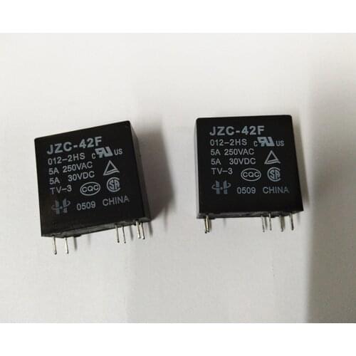 Wholesale 10pcs/lot relay JZC-42F-012-2HS