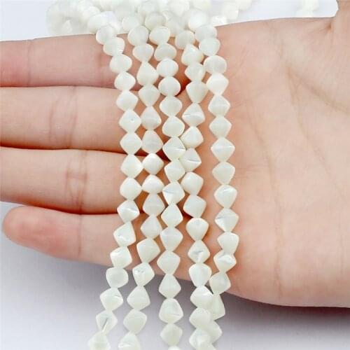 Wholesale Abacus Beads Natural Shells Loose Beads Freshwater Mother Of Pearl DIY Jewelry Necklace Bracelet Making Accessories