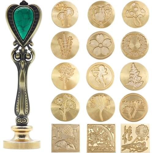 New Stamps Wax Seal Stamp Korea Sealing Wax Stamp For Wedding Invitation Gift Cards Scrapbooking Material Y20