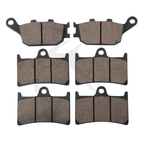 Motorcycle Front & Rear Disc Brake Pads For YAMAHA YZF 600 R6 FAZER 8 FZ8 ABS 2004-2006
