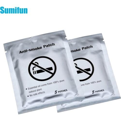 10pcs=2bags Natural Ingredient Anti Smoke Patch Stop Quit Smoking Cessation Chinese Herbal Medical Plaster Health Care D2047