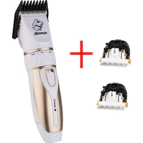 Baorun P3 Professional Dog Hair Trimmer Dog grooming Electric Scissors Pet Dog Clipper Animals Grooming hair Cutters 110-240V AC