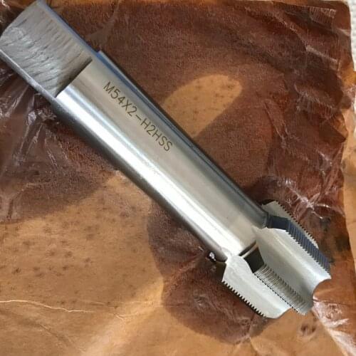 Free shipping 1PC HSS6542 made machine HSS tap M53*1.0/1.5/2.0/3.0/4.0/5.0mm for threading steel iorn aluminum metal workpiece