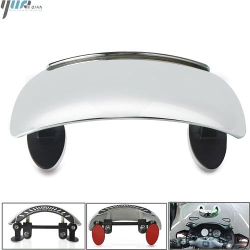 Universal Blind Spot Mirrors Motorcycle Wide-angle Rearview Mirrorr For Honda XL 650 600 700 1000 125V Transalp Varadero XRV750