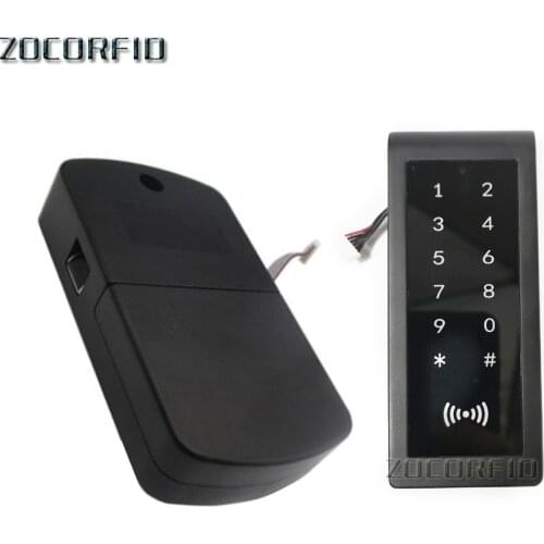 High quality metal case 13.56MHZ NFC & Password Door Lock Electronic Password Cabinet Smart Lock Locker Hotel Lock File Lock