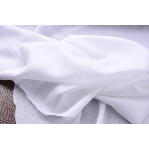 Jacquard white flax Ramie female style all flax white 1.4 meters wide white Ramie cloth 59 yuan