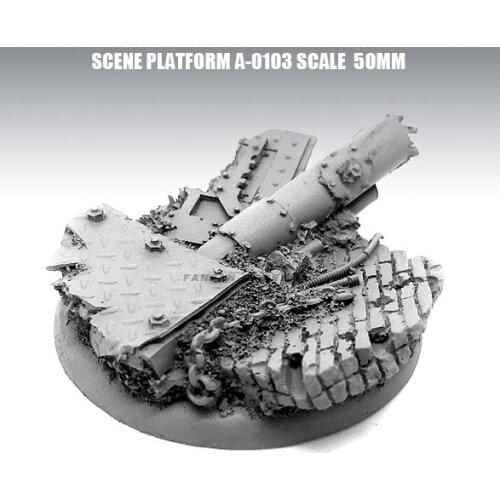 1/35 Resin Kits soldiers platform accessories 2-3CM A-103