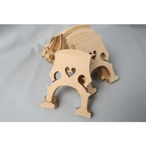 10pcs french style fine maple cello bridges 4/4,laser precise,cello part