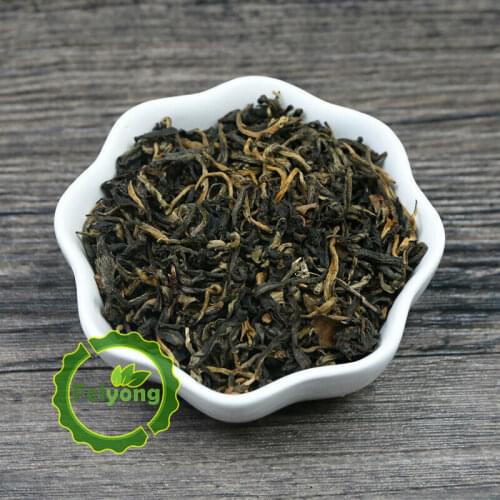 2021 Dian Hong Black Chinese Tea Yunnan Dianhong Health Care Red Tea