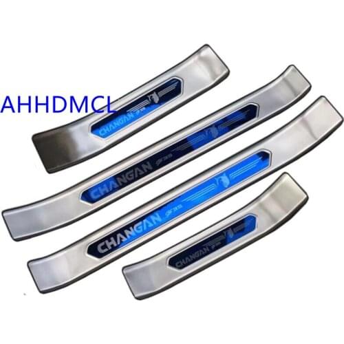Car Welcome Pedal Threshold Strip Door Sill Strip For Chana Changan CS35 2017 2018 2019 2020