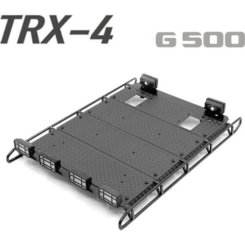 Buggy Rc Crawler Car Upgrade Part Metal Roof Rack For 1:10 Scale Remote Control Car Traxxass Trx4 Benzz G500 4X4 Truck Accessory