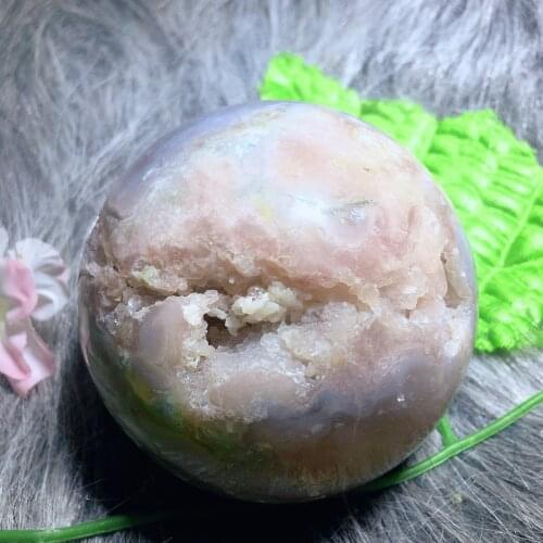 Flower agate sphere 2048