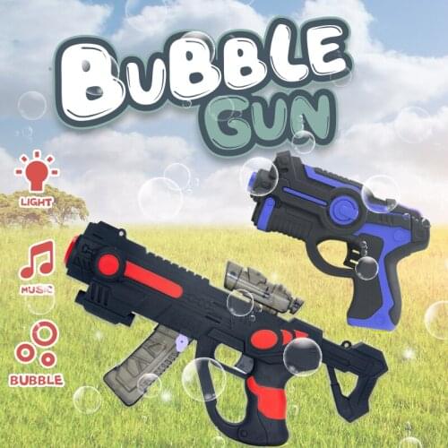 Kid Toy Mini Projection Bubble Gun USB Charging Bubbles Blower Machine Funny Bath Music Toys Electric Automatic Bubble Maker