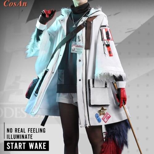 Hot Game Arknights Texas Cosplay Costume Winter Messenger Cambrian White Battle Uniform Female Party Role Play Clothing S-L New