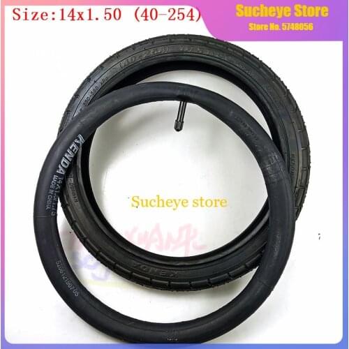 Quality Bicycle Tyre 40-254 14X1.50 Tyre Inner Tube Bicycle Fitting 14 Inch Folding Bicycle Bike Kids Bike Wheel Tire Tire