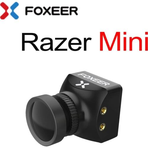 Foxeer Razer Mini HD 5MP 2.1mm M12 1200TVL PAL NTSC 4'3 16'9 FPV Camera with OSD 4.5-25V Natural Image For RC FPV Racing Drone