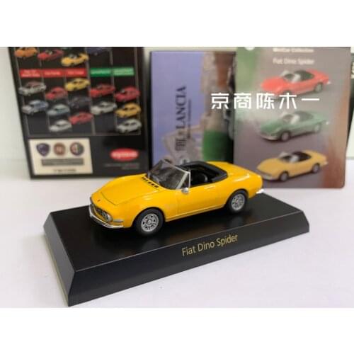 1/64 KYOSHO Fiat Dino Spider Collection of die-cast alloy car decoration model toys