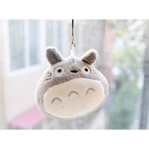 Kawaii Cute MY Neighbor Totoro 8CM Plush Stuffed Toy Phone Strap Doll Gift Toy Bag Pendant Toy Gift Doll