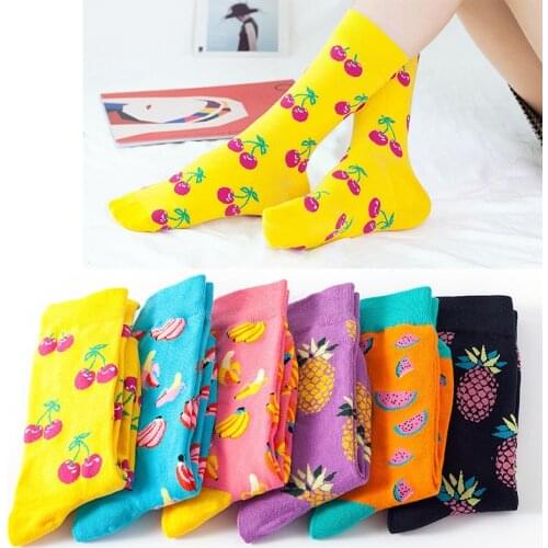 Men/Women Happy Funny Socks With Print Art Cute Winter Socks With Avocado Sushi Food Cotton Fashion Harajuku Socks inscriptions