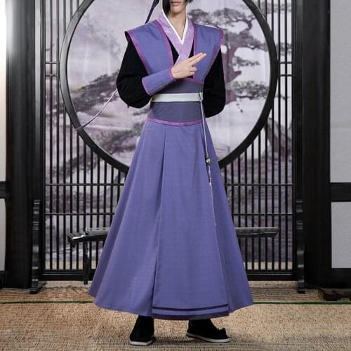 The Untame Grandmaster of Demonic Cultivation official Jiang cheng ancient costume cosplay Mens clothing cos gift