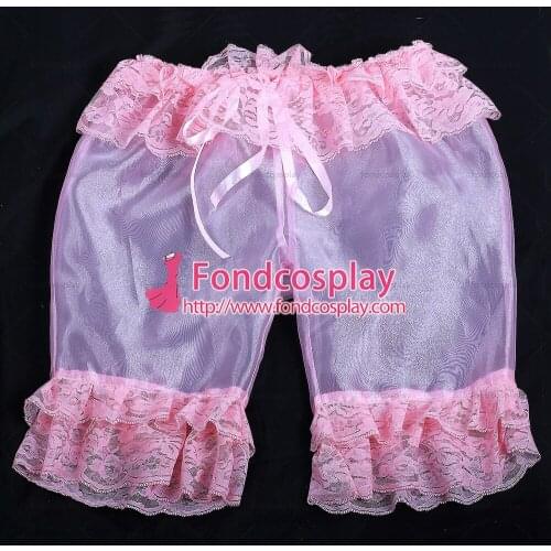 Sissy maid satin bloomers cosplay costume Tailor-made[G2059]